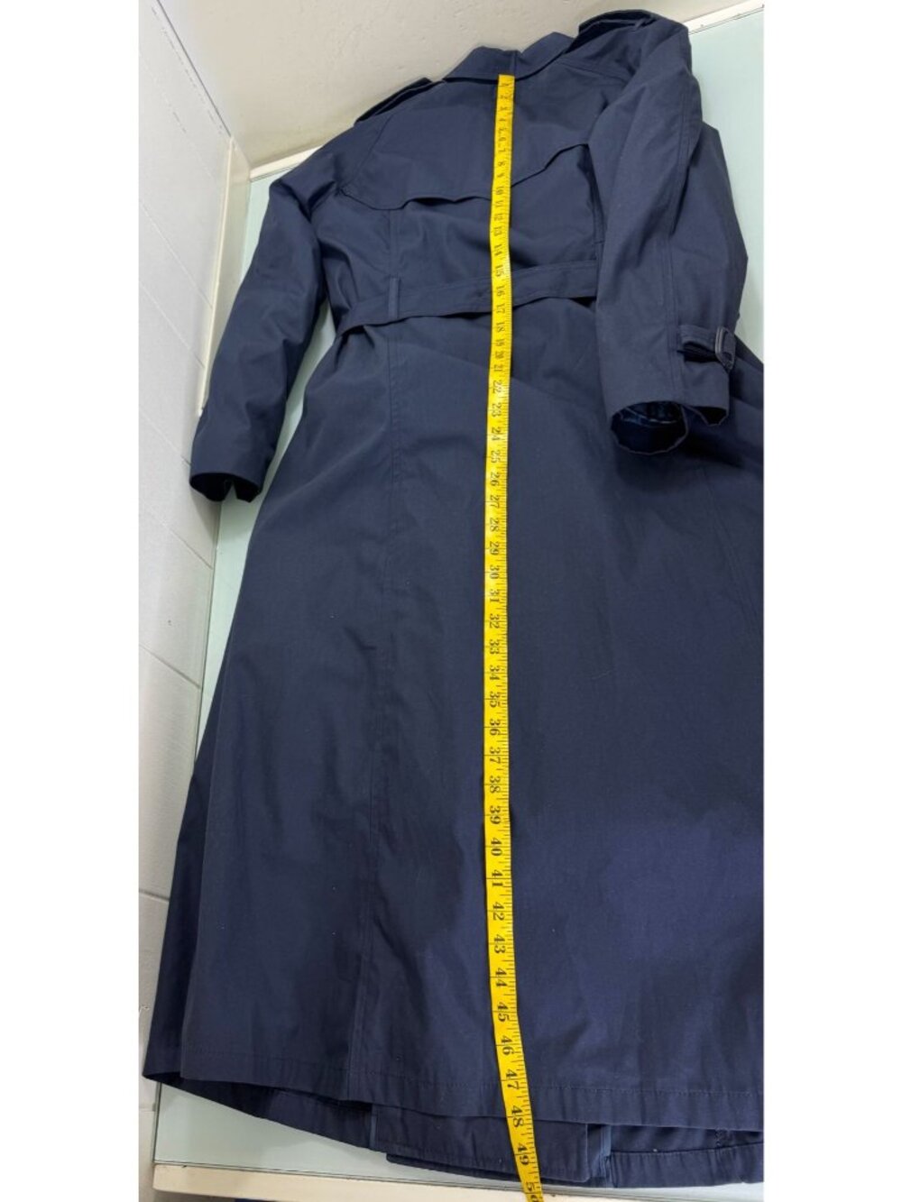 DSCP Military Trench Coat Women's 14 Long All Weather Removable Liner Air Force - Picture 7 of 14